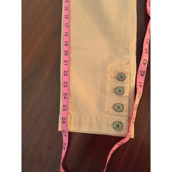 Talbots Flawless Five Pocket Jeans Women's Sz 10 Pink Mid Rise Stretch Cropped - Picture 8 of 12